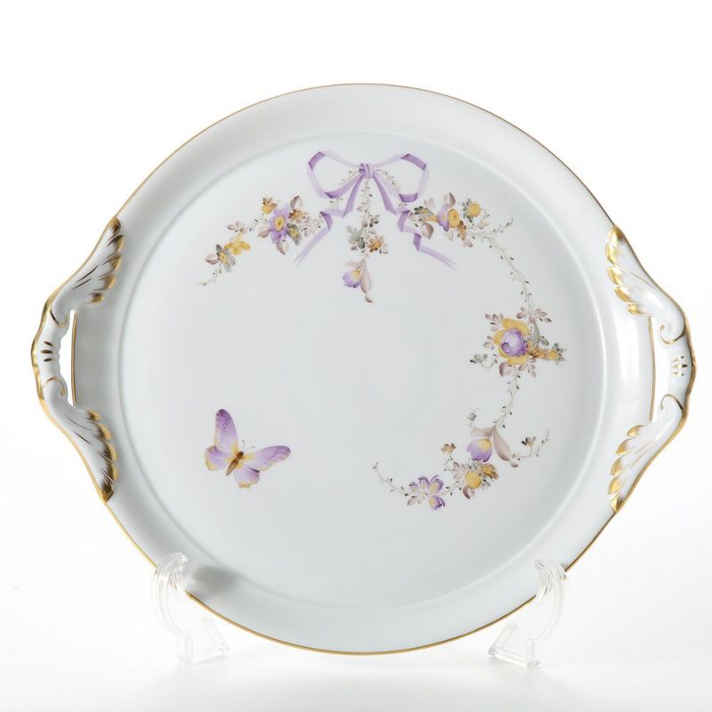 ヘレンド エデン EDEN 02315-0-00 ケーキプレート（両手付） 28.5cm