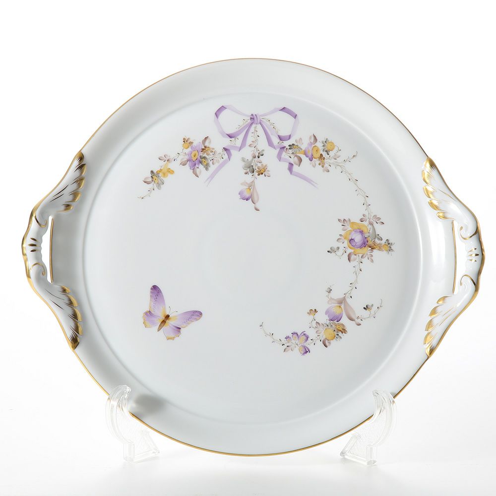 ヘレンド エデン EDEN 02315-0-00 ケーキプレート（両手付） 28.5cm