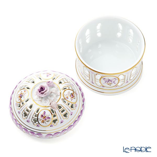 ヘレンド エデン C-EDENS 06206-0-09 透かしボンボン（ローズ）