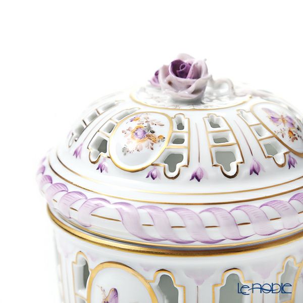 ヘレンド エデン C-EDENS 06206-0-09 透かしボンボン（ローズ）