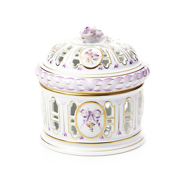 ヘレンド エデン C-EDENS 06206-0-09 透かしボンボン（ローズ）