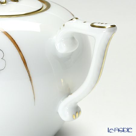 ヘレンド ピオニーライラック 20608-0-09 ティーポット（ツイスト） 400ml