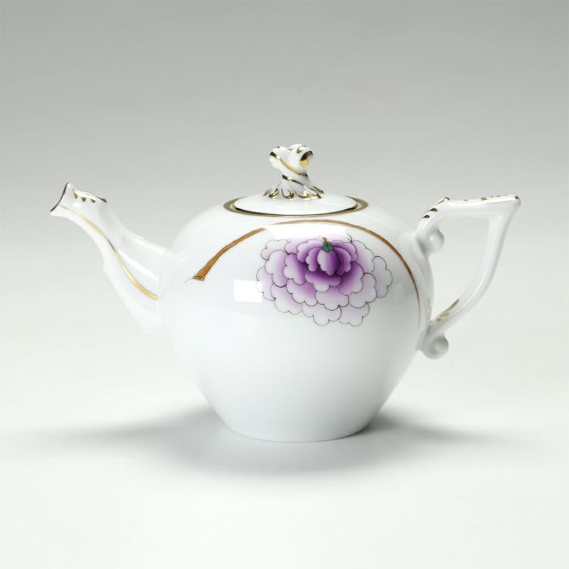 ヘレンド ピオニーライラック 20608-0-09 ティーポット（ツイスト） 400ml