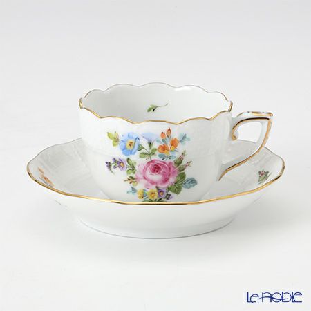 ヘレンド サックスブーケ BS-10 00711-0-00 モカカップ＆ソーサー 100ml