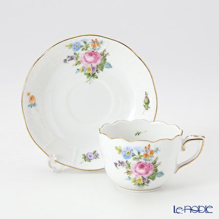 ヘレンド サックスブーケ BS-10 00711-0-00 モカカップ＆ソーサー 100ml