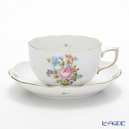 ヘレンド サックスブーケ BS-10 00724-0-00 ティーカップ＆ソーサー 200ml