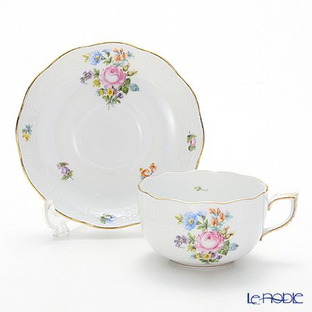 ヘレンド サックスブーケ BS-10 00724-0-00 ティーカップ＆ソーサー 200ml