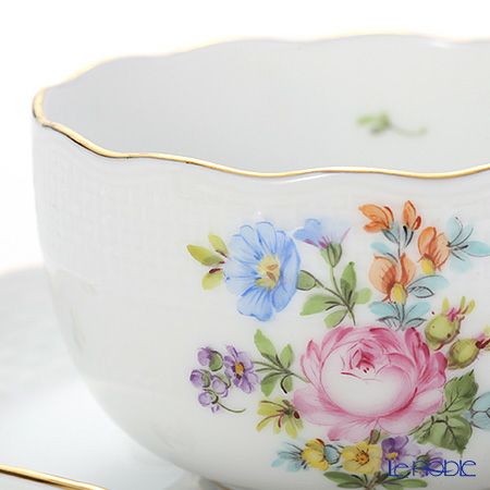 ヘレンド サックスブーケ BS-10 00724-0-00 ティーカップ＆ソーサー 200ml