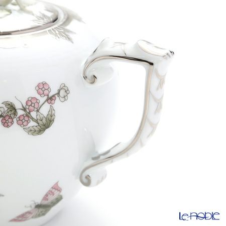 ヘレンド ヴィクトリア・プラチナ VBOG-X1-PT 00606-0-09 ティーポット ローズ 800ml