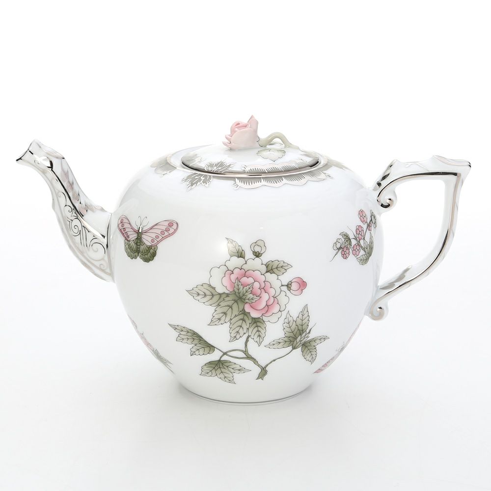 ヘレンド ヴィクトリア・プラチナ VBOG-X1-PT 00606-0-09 ティーポット ローズ 800ml