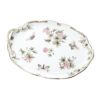 ヘレンド ヴィクトリア・プラチナ VBOG-X1-PT オーバルトレイ 32.5cm 持ち手付 00411-0-00