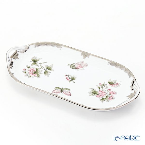 ヘレンド ヴィクトリア・プラチナ VBOG-X1-PT 00437-0-00 サービストレイ 23cm