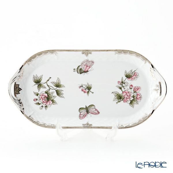 ヘレンド ヴィクトリア・プラチナ VBOG-X1-PT 00437-0-00 サービストレイ 23cm