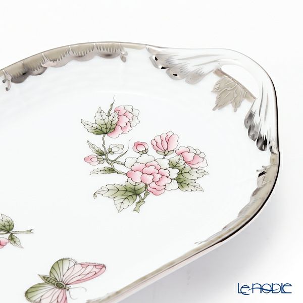 ヘレンド ヴィクトリア・プラチナ VBOG-X1-PT 00437-0-00 サービストレイ 23cm