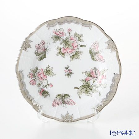 ヘレンド ヴィクトリア・プラチナ VBOG-X1-PT 00512-0-00 プレート 12.5cm