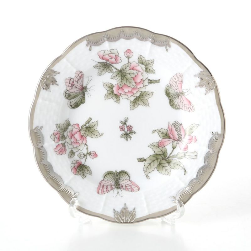 ヘレンド ヴィクトリア・プラチナ VBOG-X1-PT 00512-0-00 プレート 12.5cm