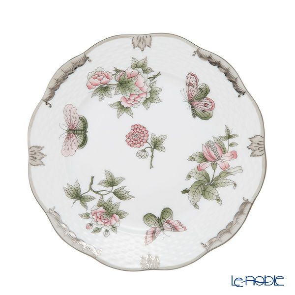 ヘレンド ヴィクトリア・プラチナ VBOG-X1-PT 00517-0-00 プレート 19cm