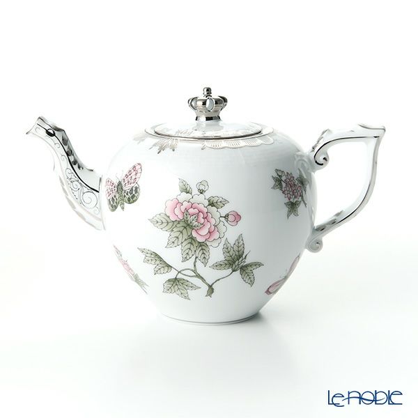 ヘレンド ヴィクトリア・プラチナ VBOG-X1-PT 00606-0-91 ティーポット クラウン 800ml