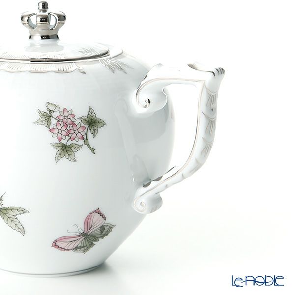 ヘレンド ヴィクトリア・プラチナ VBOG-X1-PT 00606-0-91 ティーポット クラウン 800ml