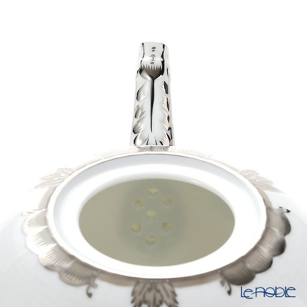 ヘレンド ヴィクトリア・プラチナ VBOG-X1-PT 00606-0-91 ティーポット クラウン 800ml