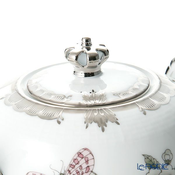 ヘレンド ヴィクトリア・プラチナ VBOG-X1-PT 00606-0-91 ティーポット クラウン 800ml