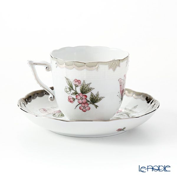 ヘレンド ヴィクトリア・プラチナ VBOG-X1-PT 00706-0-00 コーヒーカップ＆ソーサー 160ml