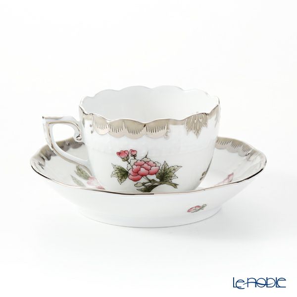 ヘレンド ヴィクトリア・プラチナ VBOG-X1-PT 00711-0-00 モカカップ＆ソーサー 100ml