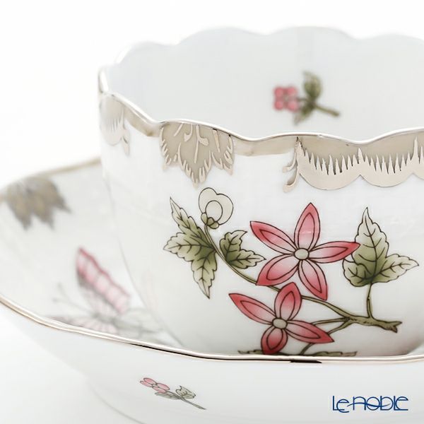 ヘレンド ヴィクトリア・プラチナ VBOG-X1-PT 00711-0-00 モカカップ＆ソーサー 100ml