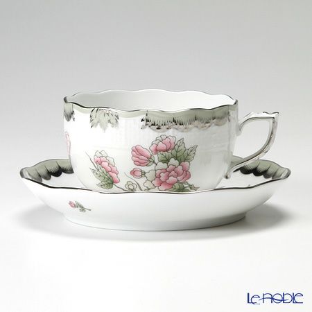 ヘレンド ヴィクトリア・プラチナ VBOG-X1-PT 00724-0-00 ティーカップ＆ソーサー 200ml