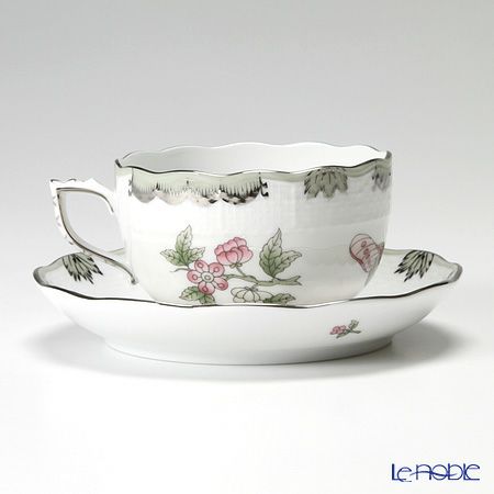 ヘレンド ヴィクトリア・プラチナ VBOG-X1-PT 00724-0-00 ティーカップ＆ソーサー 200ml