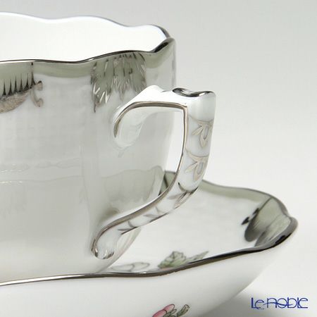 ヘレンド ヴィクトリア・プラチナ VBOG-X1-PT 00724-0-00 ティーカップ＆ソーサー 200ml