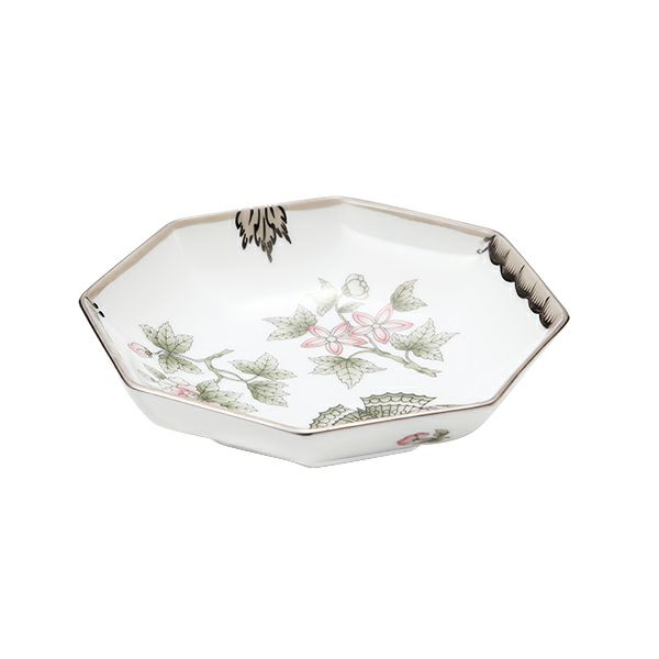 ヘレンド ヴィクトリア・プラチナ VBOG-X1-PT 04307-1-00 小皿（オクタゴナル） 11cm