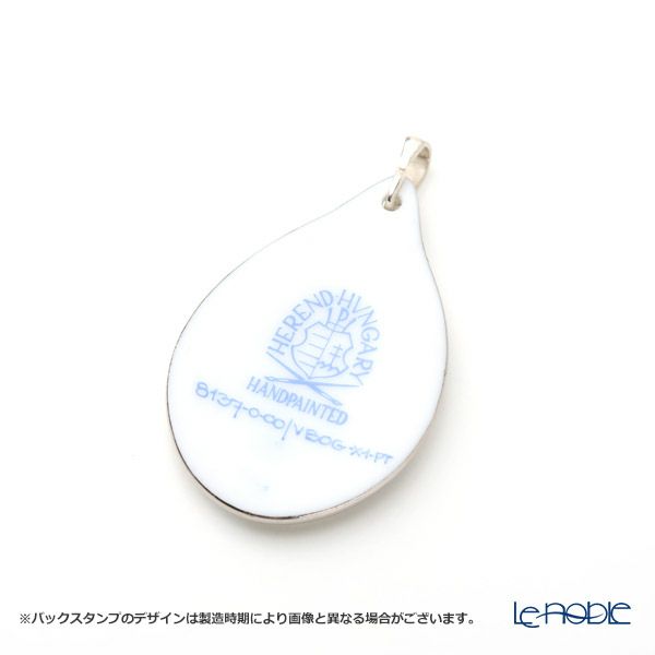 ヘレンド ペンダントトップ VBOG-X1-PT 08137-0-00 ヴィクトリア・プラチナ 3cm