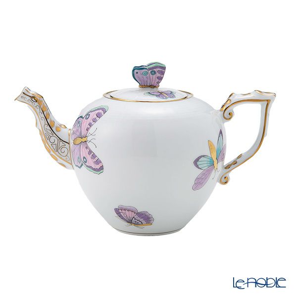ヘレンド ロイヤルガーデン EVICTP2 パピヨン／ターコイズ ティーセット
