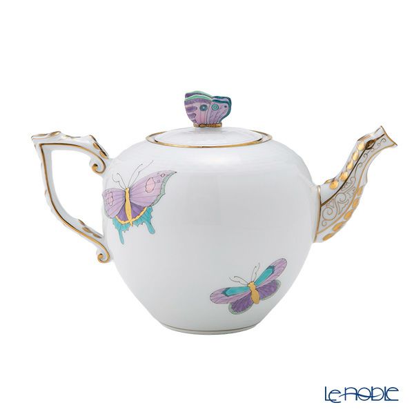 ヘレンド ロイヤルガーデン EVICTP2 パピヨン／ターコイズ ティーセット