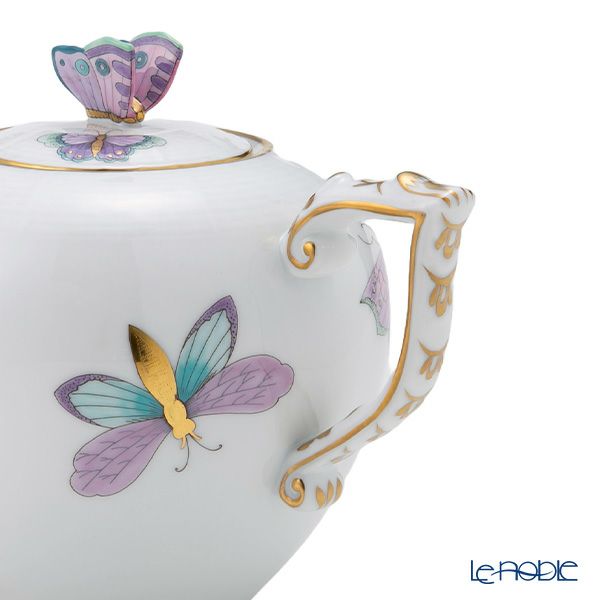ヘレンド ロイヤルガーデン EVICTP2 パピヨン／ターコイズ ティーセット