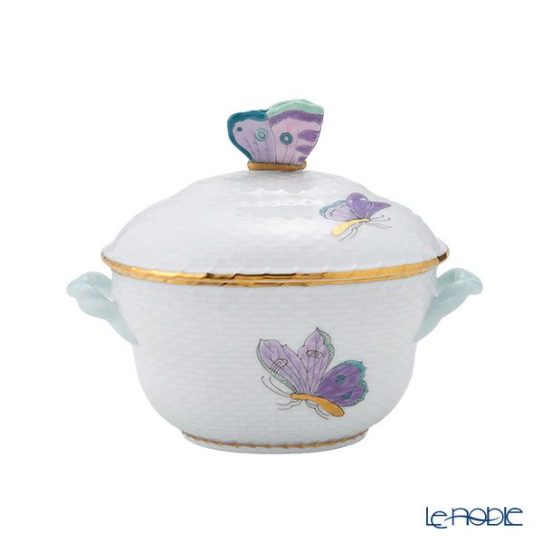 ヘレンド ロイヤルガーデン EVICTP2 パピヨン／ターコイズ ティーセット