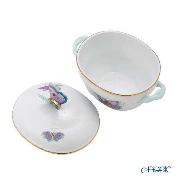 ヘレンド ロイヤルガーデン EVICTP2 パピヨン／ターコイズ ティーセット