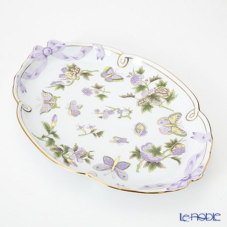 ヘレンド ロイヤルガーデン EVICT1 00400-0-00 パーティートレイ 38cm グリーン