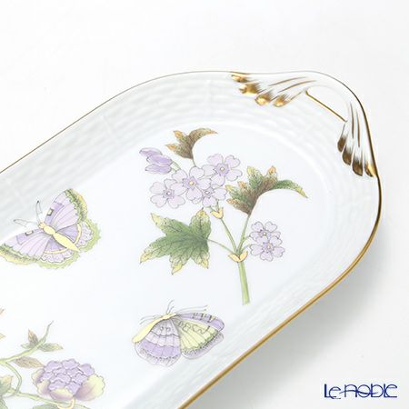 ヘレンド ロイヤルガーデン EVICT1 00437-0-00 サービストレイ 23cm グリーン