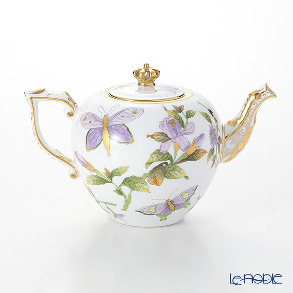 ヘレンド ロイヤルガーデン EVICT1 00606-0-91 ティーポット クラウン 800ml グリーン LE2018 世界限定生産2018点