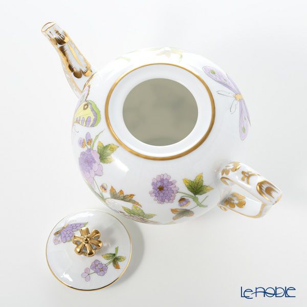 ヘレンド ロイヤルガーデン EVICT1 00606-0-91 ティーポット クラウン 800ml グリーン LE2018 世界限定生産2018点