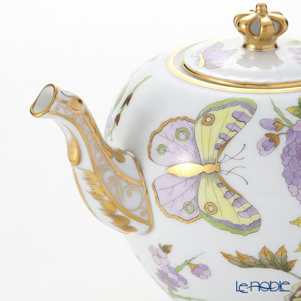 ヘレンド ロイヤルガーデン EVICT1 00606-0-91 ティーポット クラウン 800ml グリーン LE2018 世界限定生産2018点