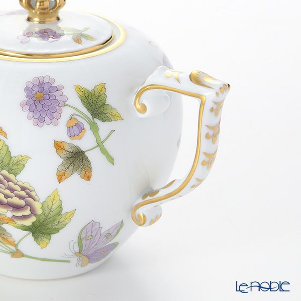 ヘレンド ロイヤルガーデン EVICT1 00606-0-91 ティーポット クラウン 800ml グリーン LE2018 世界限定生産2018点