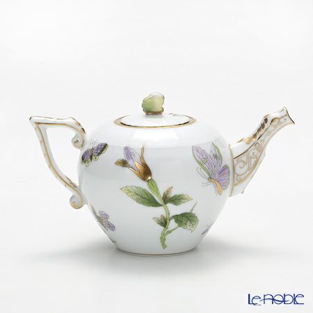 ヘレンド ロイヤルガーデン EVICT1 00608-0-17 ティーポット チョウ 400ml グリーン