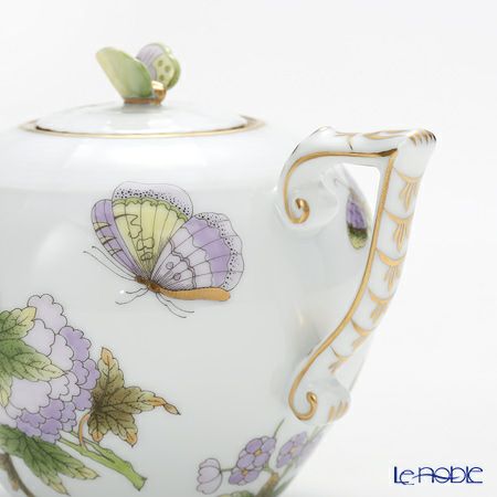 ヘレンド ロイヤルガーデン EVICT1 00608-0-17 ティーポット チョウ 400ml グリーン