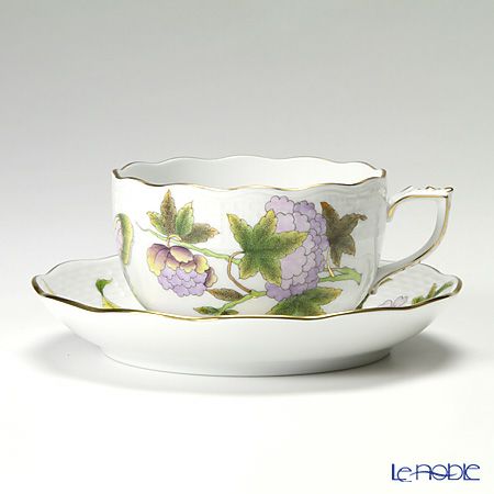 ヘレンド ロイヤルガーデン EVICT1 00724-0-00 ティーカップ＆ソーサー 200ml グリーン