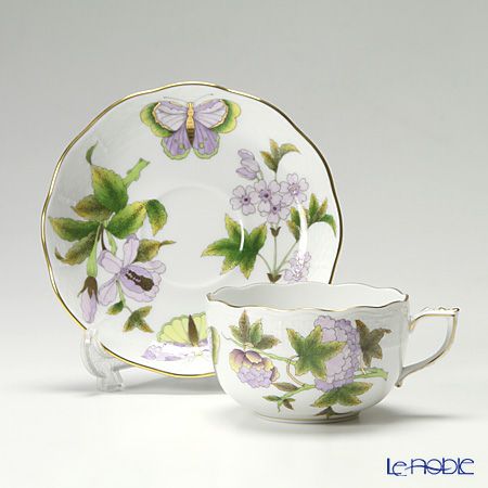 ヘレンド ロイヤルガーデン EVICT1 00724-0-00 ティーカップ＆ソーサー 200ml グリーン