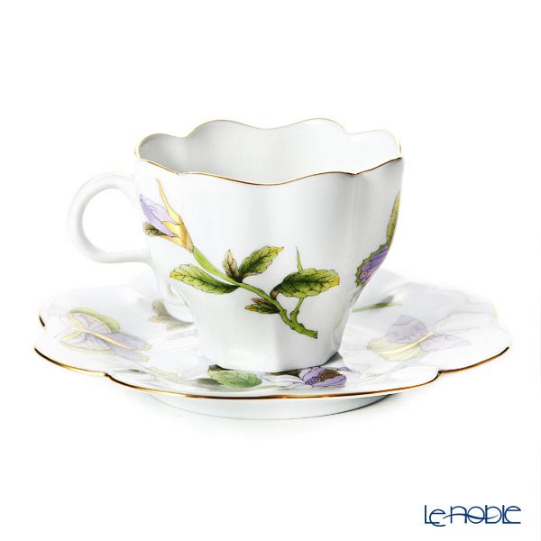 ヘレンド ロイヤルガーデン EVICT1 04740-0-00 ティーカップ＆ソーサー 200ml グリーン