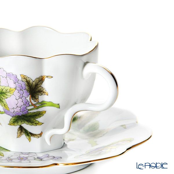 ヘレンド ロイヤルガーデン EVICT1 04740-0-00 ティーカップ＆ソーサー 200ml グリーン